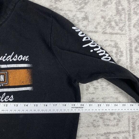 Harley Davidson Sweater Kewanee IL Full Zip Jacket Long Sleeve Logo Size Small - Picture 4 of 6